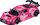 Makinë gare slot Carrera Audi R8 LMS GT3 Evo II Uno Racing No.16, DIGITAL 124, shkalla 1:24, rozë