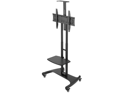 Мобилен држач за телевизор S 12, 32"–70", 45 kg, VESA 600x400, црн