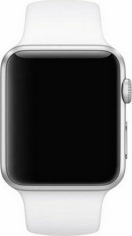 Rrip dore Mercury Silicone për Apple Watch 38/40/41 mm, silikon, i bardhë