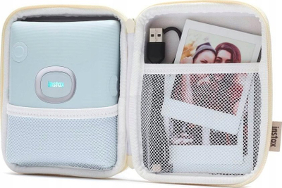 Çantë mbrojtëse Fujifilm Instax SQUARE Link për printer telefonit, Woven Ivory