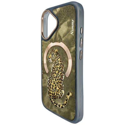 Këllëf telefoni Nimmy Magnetic Fantasy Animal MagSafe për iPhone 16, rref me MagSafe, ngjyrë ari