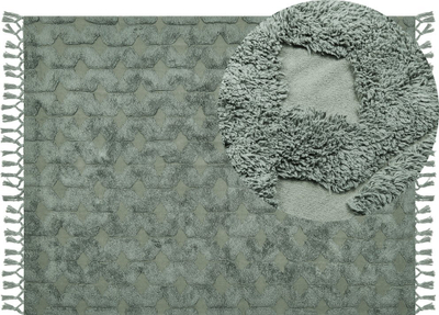 Tapet Beliani KARS, 160x230 cm, pambuk, jeshil