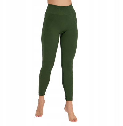Leggings për goca Brubeck Casual, me bel t’modh, madhësia L, jeshile