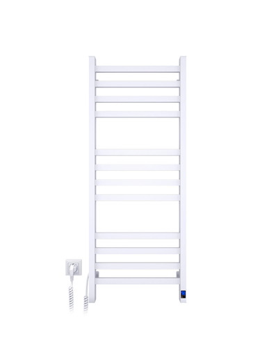 Radiator elektrik për peshqirë Navin Avangard Sensor, 480x1200, me termostat me ekran, i bardhë