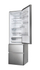 Frigorifer kombi Haier HTW5620DNMG, 414L, No Frost, inox