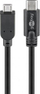 Kabllo Pro USB-C në USB Micro-B, 1m, e zezë