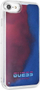 Заштитна маска за телефон Guess California Glow, iPhone 8 7 SE 2020 6S 6, силикон TPU, црвено сина