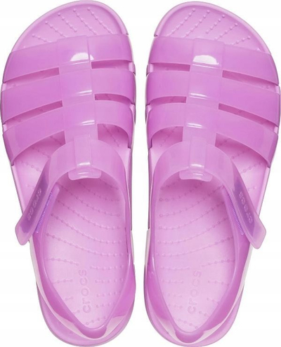 Sandale për kalamaj Crocs Isabella Kids Jelly, nr 13, rozë Bubble