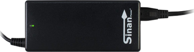 Adapter universal për laptop Inter-Tech Sinan UB-90HB, 90W, me 8 konektorë, i zi