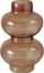 Vazo dekoru Boltze Home Melua, xham, 35 x 35 x 25 cm, kafe