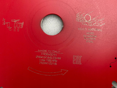 Teh sharre rrethore Freud LP91M, 160mm, 30 dhëmbë, hapje 20mm