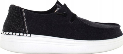 Këpucë slip on HEYDUDE Wendy Rise, për goca, tekstil, blu e errët