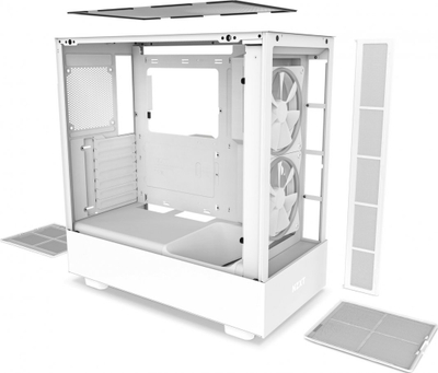 Kasë kompjuteri NZXT H5 Elite, e bardhë