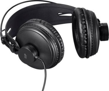 Kufje t’mbi vesh Monoprice 16150 Modern Retro, me kabllo, over ear, të zeza