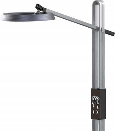 Lampë dyshemeje Tiross TS 2269, LED 15W, 800 lm, ngjyrë argjendi