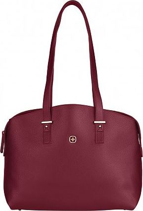 Çantë pune Wenger Women's Business Tote, 14", me xhep për laptop, e kuqe e errët