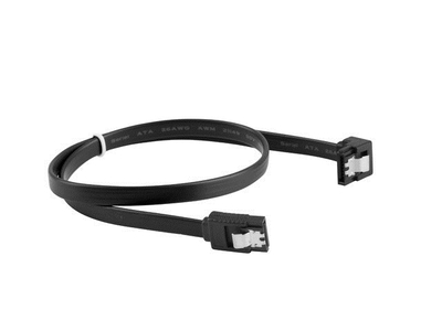 Kabllo SATA Lanberg CA-SASA-13CU-0050-BK, 0.5m, SATA III 6 Gb/s, i zi