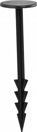 Kunja për agrotekstilë, 18 cm, set 100 copë, plastike