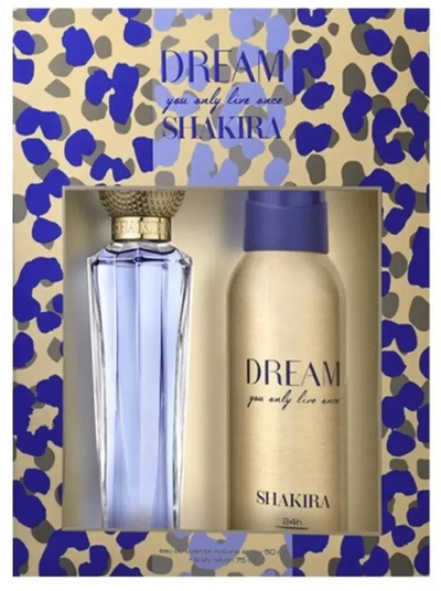 Set dhurate parfum Shakira Dream, 80 ml EDT, deodorant spray 150 ml