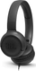 Слушалки JBL Tune 500, со кабел, црни