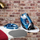Hekur me avull Russell Hobbs Cordless One Temperature, 2600W, pllakë qeramike, blu