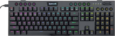 Tastierë gaming Redragon Horus K618, mekanike, 2.4G Bluetooth RGB, e zezë