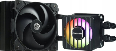 Ftohës procesori me ujë Enermax LIQMAXFLO SR, 120 mm, ARGB, i zi