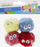 Pompom dekorativ Craft with Fun, 4 copë, me shumë ngjyra