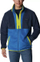 Jakne fleece për burra Columbia Back Bowl Full Zip, mbyllje me zinxhir, xhepa me zinxhir, blu