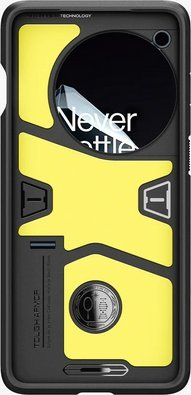 Maskë telefoni Spigen Tough Armor për OnePlus 12, mbrojtëse, me kickstand, e zezë