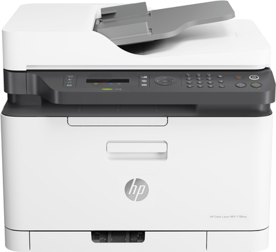 Мултифункционален печатач HP Color LaserJet Pro MFP 179fnw, A4, Wi-Fi, бел