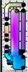 Distroplate uji Stealkey Customs SK Crossflow D5/DDC, akrilik transparent