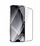Xham mbrojtës OEM për Xiaomi Redmi 14C, tempered glass 9H, me kornizë metal, i zi