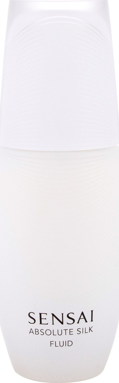 Emulsion fytyre Sensai Absolute Silk Fluid, krem hidratues i lehtë, 80 ml, i bardhë