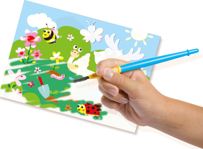 Set pikture SES Creative Hidden Animals për kalamoj, 8 kartolina, me ngjyra