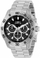 Orë për meshkuj invicta Specialty Quartz 21481, e argjendtë/zezë