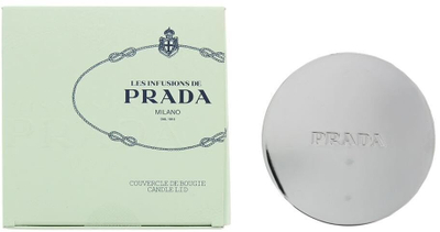 Метален капак за свеќа Прада Les Infusions De Prada, сребрен