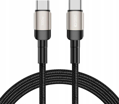 Kабел USB C Tech-protect Ultraboost Evo, PD 100W 5A, 200cm, титаниум