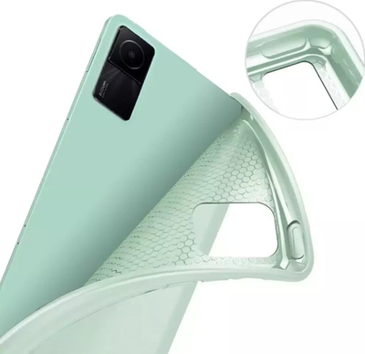 Куферче за таблет Tech-Protect SmartCase за Xiaomi Redmi Pad 10.6", функција smart wake up sleep, преклопување со држач, црно