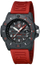 Orë për meshkuj Luminox Navy Seal, e zezë/kuqe