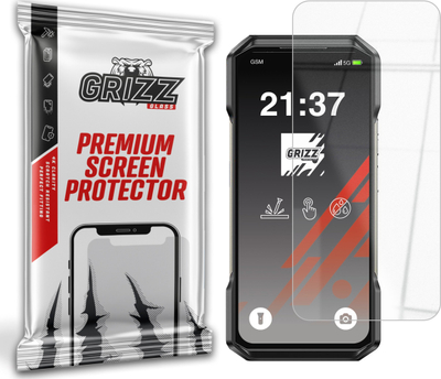 Xham mbrojtës hibrid Grizz për Ulefone Armor 27, 9H, transparent