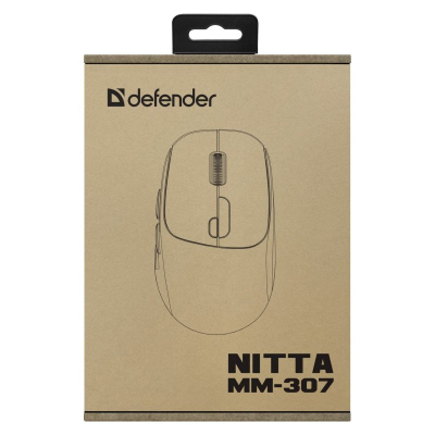 Maus Defender 52307, optik, me kabllo, i zi
