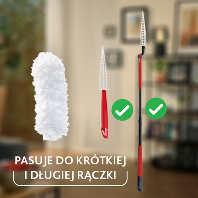 Refill për fshesë pluhuri Vileda Flex&Catch, set 5 copë, të bardha
