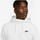Дуксер со капуљача Nike Club Full Zip Fleece, со целосен патент, бел