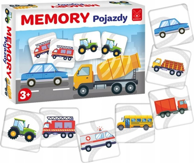 Loja Memory Kangaroo Vehicles, lojë kujtese për kalamaj