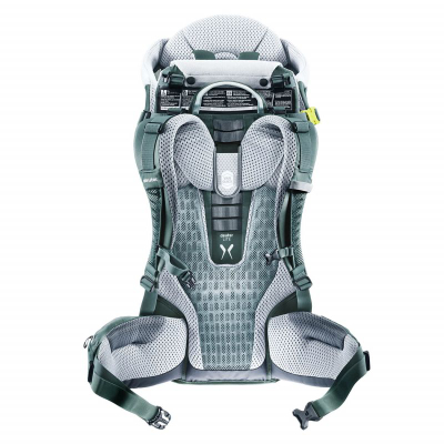 Shpinore për krah për kalama Deuter Kid Comfort Active, sistem Aircontact, mbështetje e rehatshme, jeshile teal