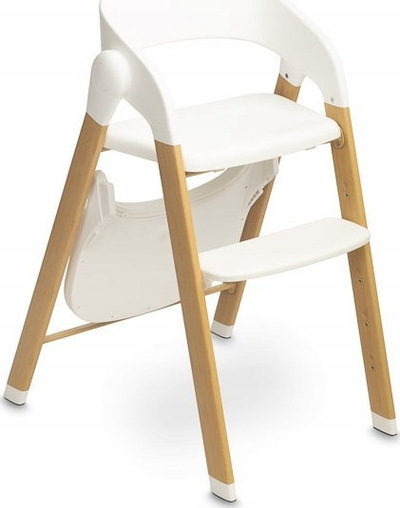 Karrige e nalte për kalamaj Triplo 3 në 1, paloset, me tabaka, beige