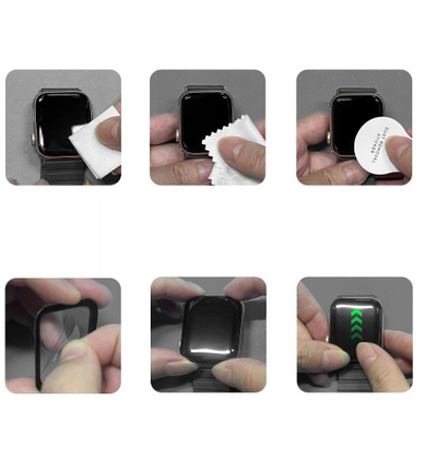Xham hibrid mbrojtës Tech‑protect Glass Flex+ për Huawei Watch 5 46mm, 2 copë, transparent