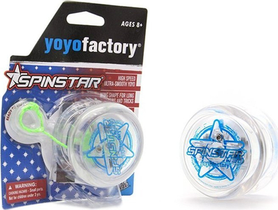 Yo-yo Yoyofactory LED Spinstar, trup i tejdukshëm, drita LED blu