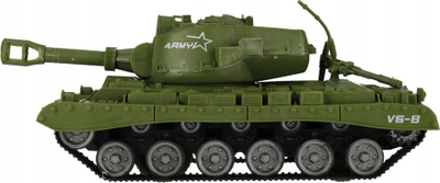 Tank lodër MEGA CREATIVE 523019, me mekanizëm pull back, jeshil
